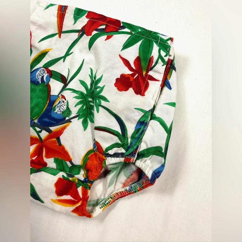 SEA URCHIN DESIGNS Unisex Baby Macaw Tropical Printed Diaper Cover Size‎ 12-18M